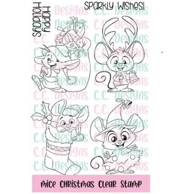 C.C. Designs Stempel - Mice Christmas